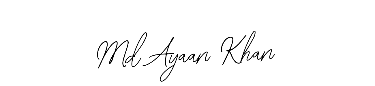 Design your own signature with our free online signature maker. With this signature software, you can create a handwritten (Bearetta-2O07w) signature for name Md Ayaan Khan. Md Ayaan Khan signature style 12 images and pictures png