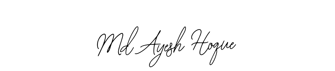 How to make Md Ayesh Hoque signature? Bearetta-2O07w is a professional autograph style. Create handwritten signature for Md Ayesh Hoque name. Md Ayesh Hoque signature style 12 images and pictures png