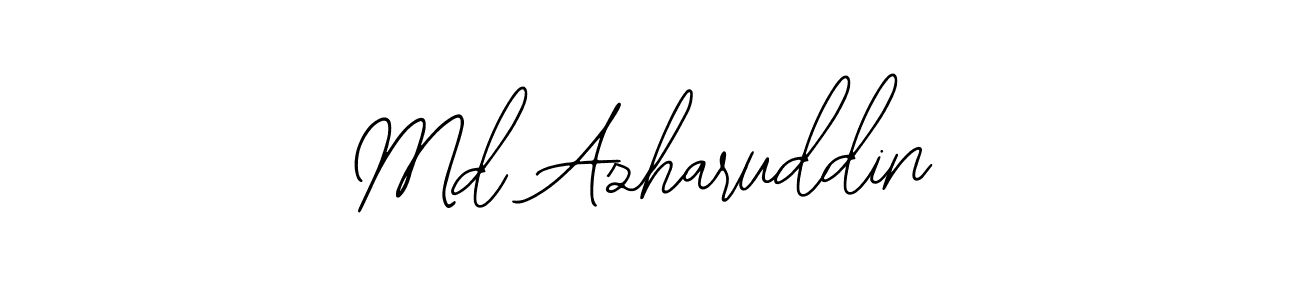 Use a signature maker to create a handwritten signature online. With this signature software, you can design (Bearetta-2O07w) your own signature for name Md Azharuddin. Md Azharuddin signature style 12 images and pictures png