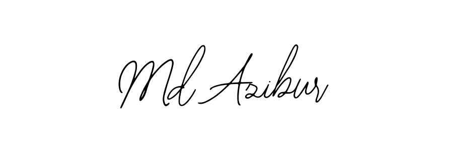 How to make Md Azibur name signature. Use Bearetta-2O07w style for creating short signs online. This is the latest handwritten sign. Md Azibur signature style 12 images and pictures png