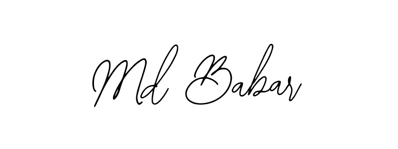 Similarly Bearetta-2O07w is the best handwritten signature design. Signature creator online .You can use it as an online autograph creator for name Md Babar. Md Babar signature style 12 images and pictures png
