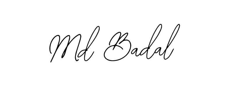 The best way (Bearetta-2O07w) to make a short signature is to pick only two or three words in your name. The name Md Badal include a total of six letters. For converting this name. Md Badal signature style 12 images and pictures png