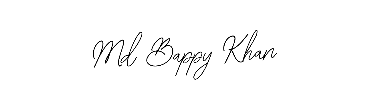 The best way (Bearetta-2O07w) to make a short signature is to pick only two or three words in your name. The name Md Bappy Khan include a total of six letters. For converting this name. Md Bappy Khan signature style 12 images and pictures png