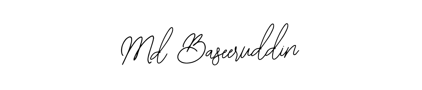 Similarly Bearetta-2O07w is the best handwritten signature design. Signature creator online .You can use it as an online autograph creator for name Md Baseeruddin. Md Baseeruddin signature style 12 images and pictures png