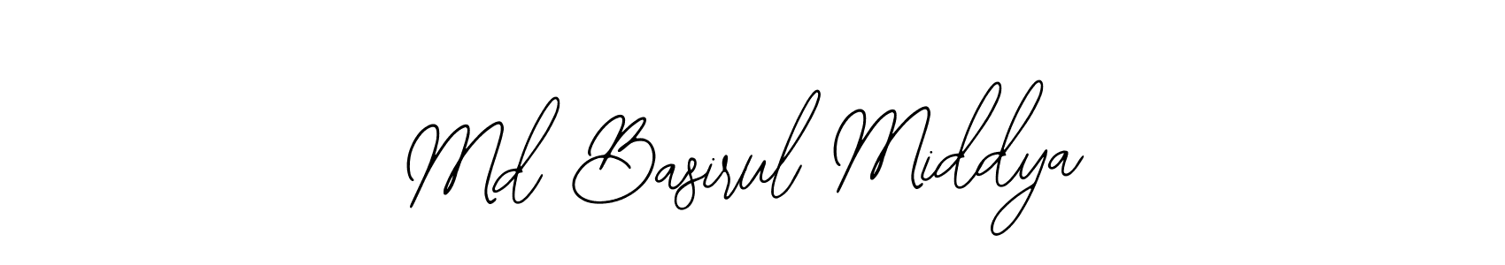 Also You can easily find your signature by using the search form. We will create Md Basirul Middya name handwritten signature images for you free of cost using Bearetta-2O07w sign style. Md Basirul Middya signature style 12 images and pictures png