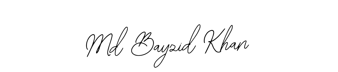 How to make Md Bayzid Khan name signature. Use Bearetta-2O07w style for creating short signs online. This is the latest handwritten sign. Md Bayzid Khan signature style 12 images and pictures png