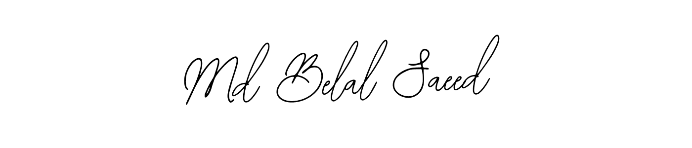 if you are searching for the best signature style for your name Md Belal Saeed. so please give up your signature search. here we have designed multiple signature styles  using Bearetta-2O07w. Md Belal Saeed signature style 12 images and pictures png