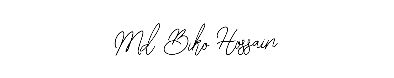 Design your own signature with our free online signature maker. With this signature software, you can create a handwritten (Bearetta-2O07w) signature for name Md Biko Hossain. Md Biko Hossain signature style 12 images and pictures png