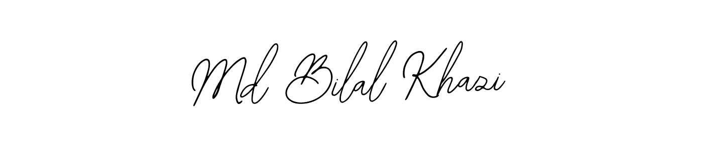 Design your own signature with our free online signature maker. With this signature software, you can create a handwritten (Bearetta-2O07w) signature for name Md Bilal Khazi. Md Bilal Khazi signature style 12 images and pictures png