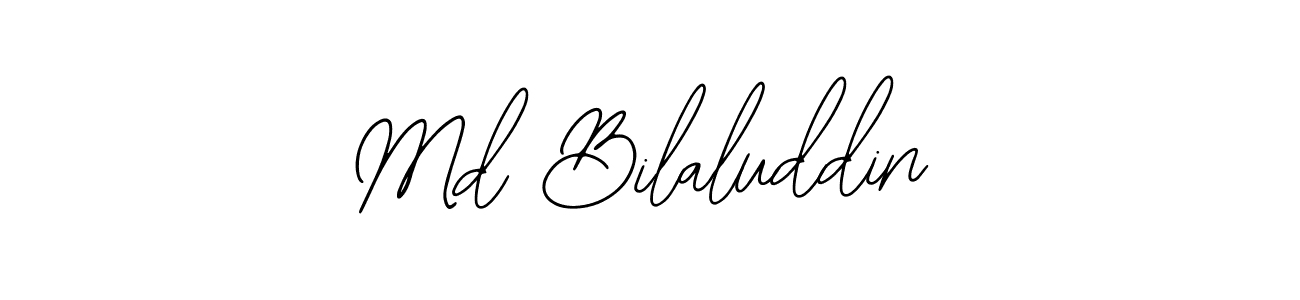 How to make Md Bilaluddin name signature. Use Bearetta-2O07w style for creating short signs online. This is the latest handwritten sign. Md Bilaluddin signature style 12 images and pictures png