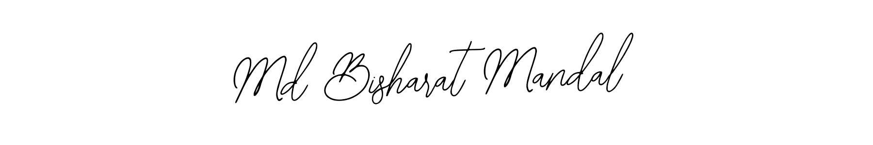 Use a signature maker to create a handwritten signature online. With this signature software, you can design (Bearetta-2O07w) your own signature for name Md Bisharat Mandal. Md Bisharat Mandal signature style 12 images and pictures png