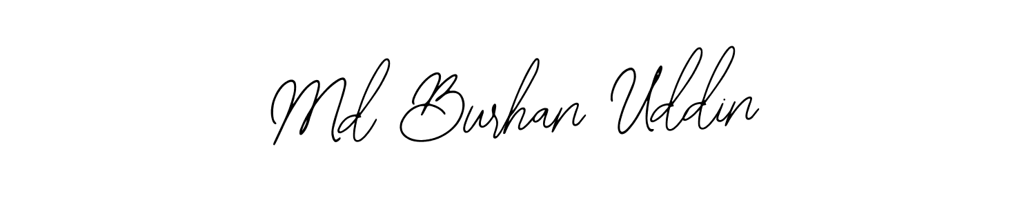 Use a signature maker to create a handwritten signature online. With this signature software, you can design (Bearetta-2O07w) your own signature for name Md Burhan Uddin. Md Burhan Uddin signature style 12 images and pictures png