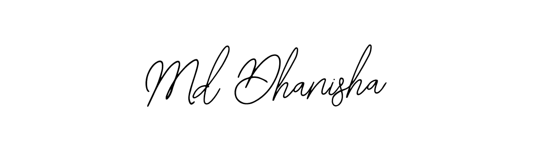 Use a signature maker to create a handwritten signature online. With this signature software, you can design (Bearetta-2O07w) your own signature for name Md Dhanisha. Md Dhanisha signature style 12 images and pictures png