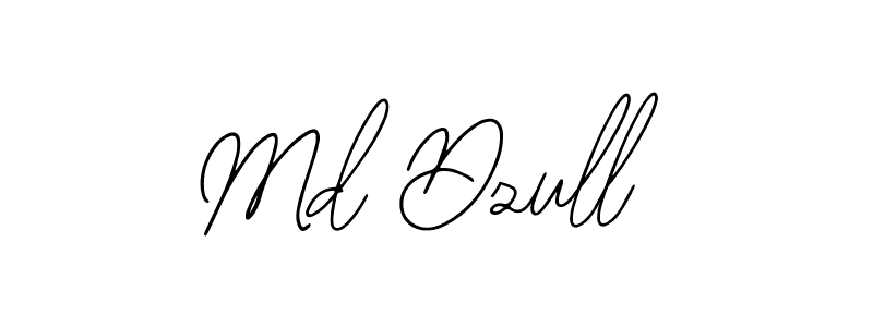 How to make Md Dzull signature? Bearetta-2O07w is a professional autograph style. Create handwritten signature for Md Dzull name. Md Dzull signature style 12 images and pictures png