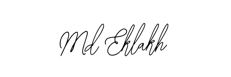 How to Draw Md Eklakh signature style? Bearetta-2O07w is a latest design signature styles for name Md Eklakh. Md Eklakh signature style 12 images and pictures png