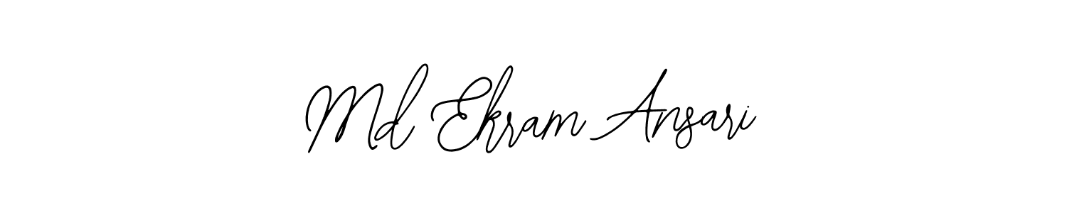 This is the best signature style for the Md Ekram Ansari name. Also you like these signature font (Bearetta-2O07w). Mix name signature. Md Ekram Ansari signature style 12 images and pictures png