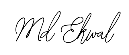 Discover the perfect balance of readability and style for Md Ekwal with Bearetta-2O07w font. Create your dream signature today. Md Ekwal signature style 12 images and pictures png