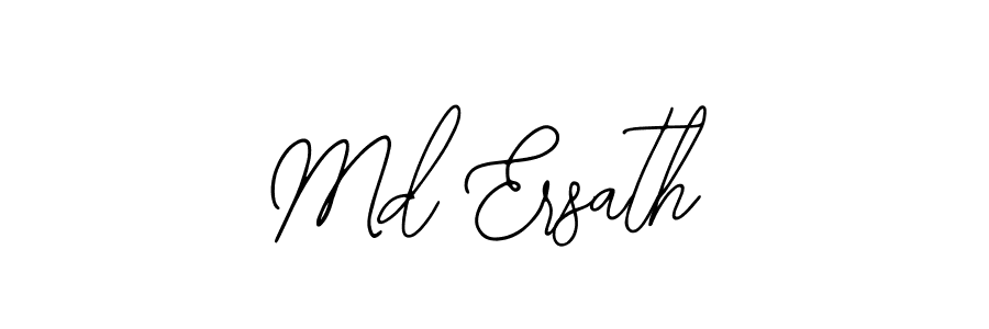 You should practise on your own different ways (Bearetta-2O07w) to write your name (Md Ersath) in signature. don't let someone else do it for you. Md Ersath signature style 12 images and pictures png