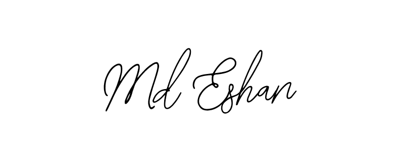 Md Eshan stylish signature style. Best Handwritten Sign (Bearetta-2O07w) for my name. Handwritten Signature Collection Ideas for my name Md Eshan. Md Eshan signature style 12 images and pictures png