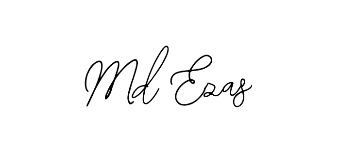 How to Draw Md Ezas signature style? Bearetta-2O07w is a latest design signature styles for name Md Ezas. Md Ezas signature style 12 images and pictures png