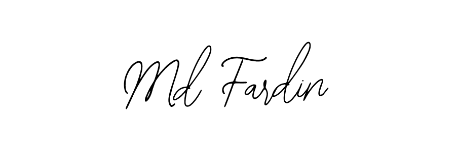 Bearetta-2O07w is a professional signature style that is perfect for those who want to add a touch of class to their signature. It is also a great choice for those who want to make their signature more unique. Get Md Fardin name to fancy signature for free. Md Fardin signature style 12 images and pictures png