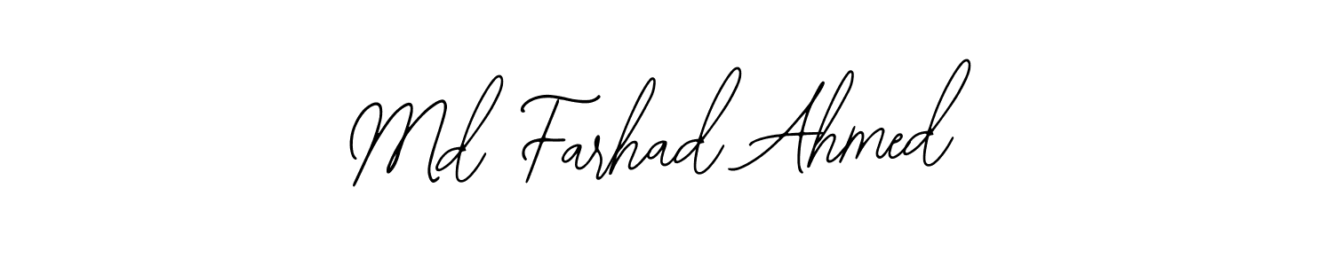 How to Draw Md Farhad Ahmed signature style? Bearetta-2O07w is a latest design signature styles for name Md Farhad Ahmed. Md Farhad Ahmed signature style 12 images and pictures png