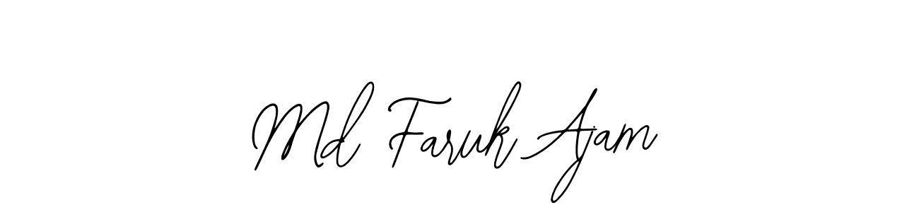 Create a beautiful signature design for name Md Faruk Ajam. With this signature (Bearetta-2O07w) fonts, you can make a handwritten signature for free. Md Faruk Ajam signature style 12 images and pictures png
