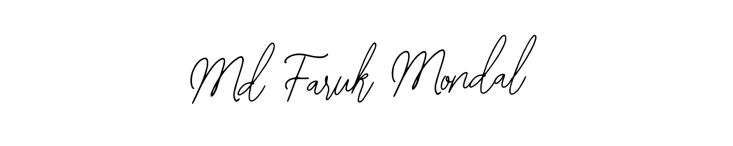 Similarly Bearetta-2O07w is the best handwritten signature design. Signature creator online .You can use it as an online autograph creator for name Md Faruk Mondal. Md Faruk Mondal signature style 12 images and pictures png