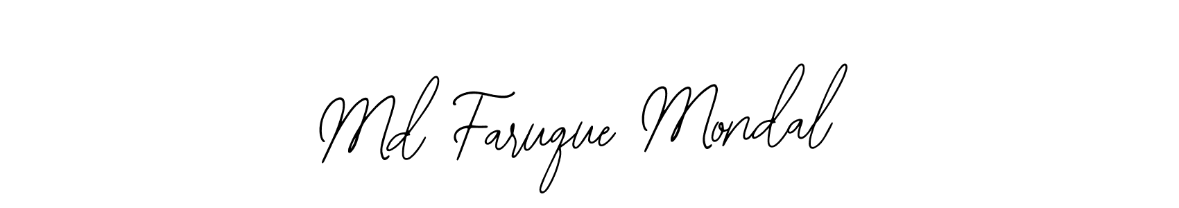 This is the best signature style for the Md Faruque Mondal name. Also you like these signature font (Bearetta-2O07w). Mix name signature. Md Faruque Mondal signature style 12 images and pictures png