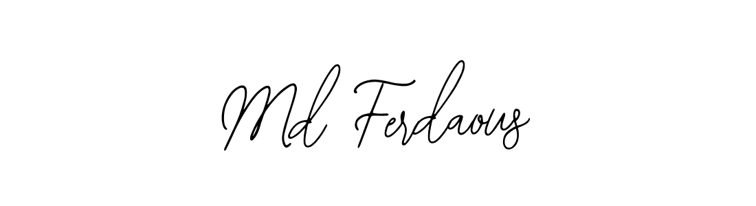 if you are searching for the best signature style for your name Md Ferdaous. so please give up your signature search. here we have designed multiple signature styles  using Bearetta-2O07w. Md Ferdaous signature style 12 images and pictures png