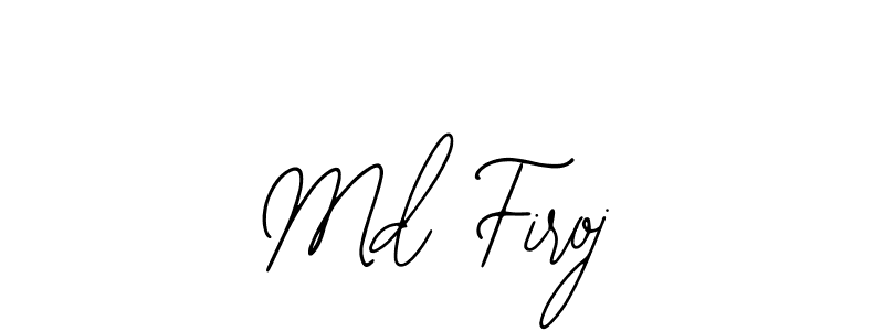 Make a short Md Firoj signature style. Manage your documents anywhere anytime using Bearetta-2O07w. Create and add eSignatures, submit forms, share and send files easily. Md Firoj signature style 12 images and pictures png