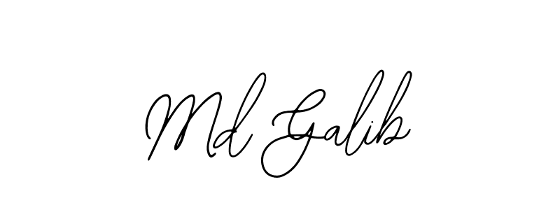 Create a beautiful signature design for name Md Galib. With this signature (Bearetta-2O07w) fonts, you can make a handwritten signature for free. Md Galib signature style 12 images and pictures png