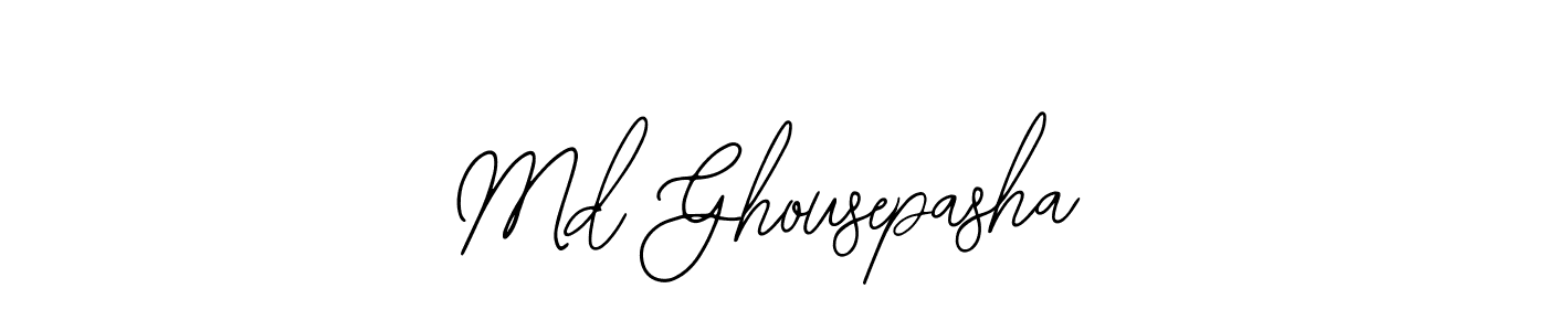 How to Draw Md Ghousepasha signature style? Bearetta-2O07w is a latest design signature styles for name Md Ghousepasha. Md Ghousepasha signature style 12 images and pictures png