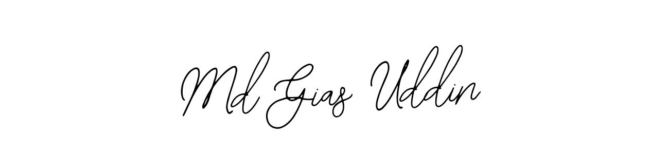 Use a signature maker to create a handwritten signature online. With this signature software, you can design (Bearetta-2O07w) your own signature for name Md Gias Uddin. Md Gias Uddin signature style 12 images and pictures png