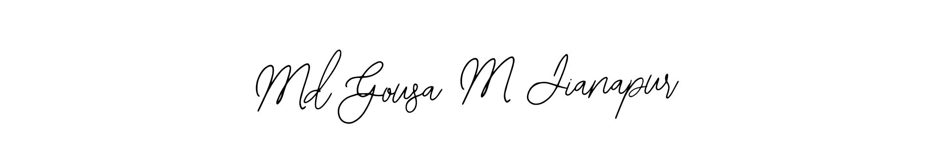 See photos of Md Gousa M Jianapur official signature by Spectra . Check more albums & portfolios. Read reviews & check more about Bearetta-2O07w font. Md Gousa M Jianapur signature style 12 images and pictures png