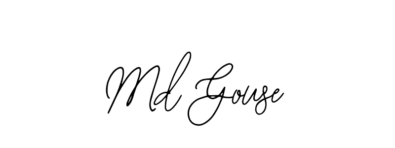 You should practise on your own different ways (Bearetta-2O07w) to write your name (Md Gouse) in signature. don't let someone else do it for you. Md Gouse signature style 12 images and pictures png