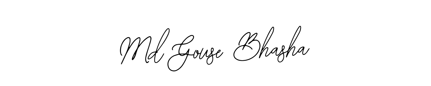 Similarly Bearetta-2O07w is the best handwritten signature design. Signature creator online .You can use it as an online autograph creator for name Md Gouse Bhasha. Md Gouse Bhasha signature style 12 images and pictures png