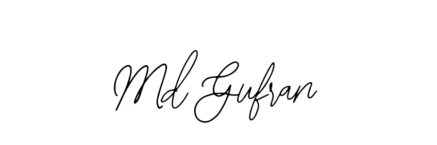 if you are searching for the best signature style for your name Md Gufran. so please give up your signature search. here we have designed multiple signature styles  using Bearetta-2O07w. Md Gufran signature style 12 images and pictures png