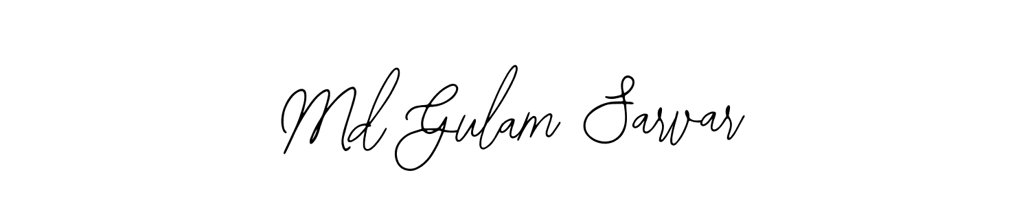 Use a signature maker to create a handwritten signature online. With this signature software, you can design (Bearetta-2O07w) your own signature for name Md Gulam Sarvar. Md Gulam Sarvar signature style 12 images and pictures png