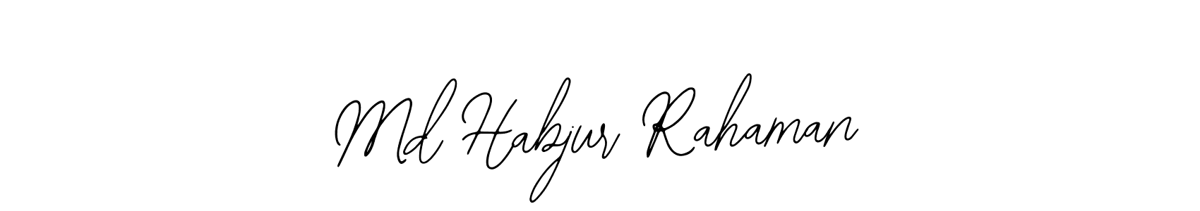 if you are searching for the best signature style for your name Md Habjur Rahaman. so please give up your signature search. here we have designed multiple signature styles  using Bearetta-2O07w. Md Habjur Rahaman signature style 12 images and pictures png