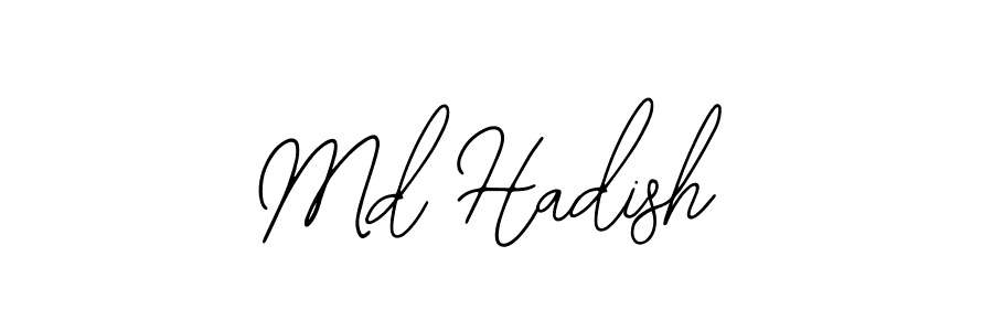 Md Hadish stylish signature style. Best Handwritten Sign (Bearetta-2O07w) for my name. Handwritten Signature Collection Ideas for my name Md Hadish. Md Hadish signature style 12 images and pictures png