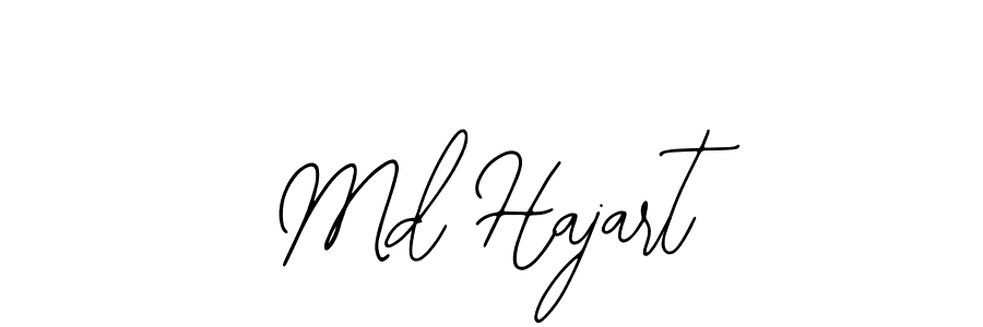 The best way (Bearetta-2O07w) to make a short signature is to pick only two or three words in your name. The name Md Hajart include a total of six letters. For converting this name. Md Hajart signature style 12 images and pictures png