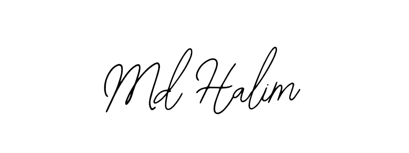 The best way (Bearetta-2O07w) to make a short signature is to pick only two or three words in your name. The name Md Halim include a total of six letters. For converting this name. Md Halim signature style 12 images and pictures png