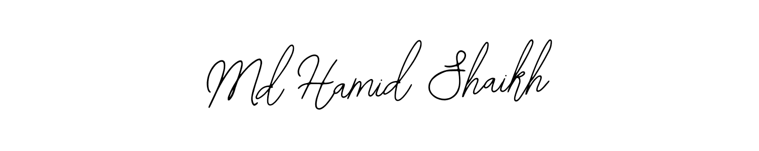How to make Md Hamid Shaikh signature? Bearetta-2O07w is a professional autograph style. Create handwritten signature for Md Hamid Shaikh name. Md Hamid Shaikh signature style 12 images and pictures png