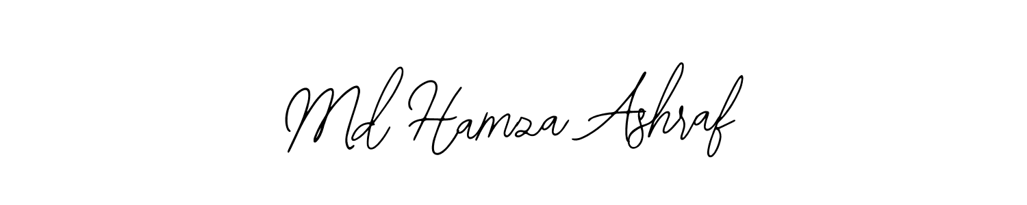 This is the best signature style for the Md Hamza Ashraf name. Also you like these signature font (Bearetta-2O07w). Mix name signature. Md Hamza Ashraf signature style 12 images and pictures png