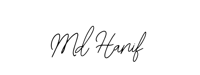 How to make Md Hanif name signature. Use Bearetta-2O07w style for creating short signs online. This is the latest handwritten sign. Md Hanif signature style 12 images and pictures png