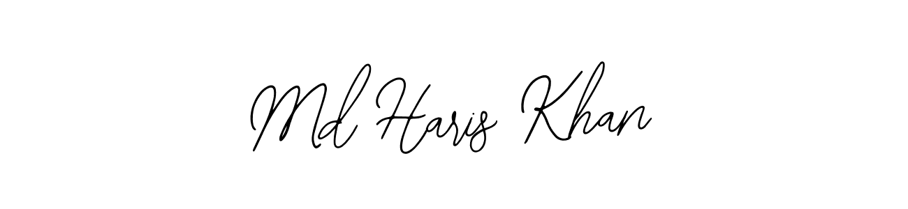 Create a beautiful signature design for name Md Haris Khan. With this signature (Bearetta-2O07w) fonts, you can make a handwritten signature for free. Md Haris Khan signature style 12 images and pictures png