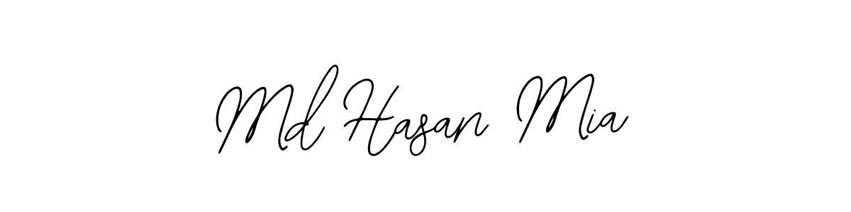 You should practise on your own different ways (Bearetta-2O07w) to write your name (Md Hasan Mia) in signature. don't let someone else do it for you. Md Hasan Mia signature style 12 images and pictures png