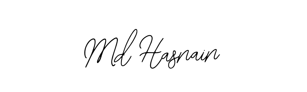 Use a signature maker to create a handwritten signature online. With this signature software, you can design (Bearetta-2O07w) your own signature for name Md Hasnain. Md Hasnain signature style 12 images and pictures png