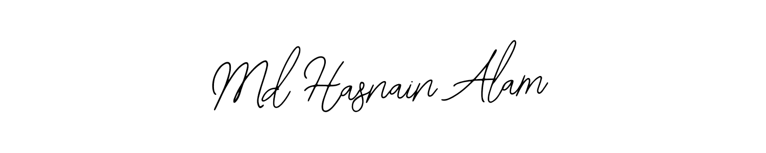 Also we have Md Hasnain Alam name is the best signature style. Create professional handwritten signature collection using Bearetta-2O07w autograph style. Md Hasnain Alam signature style 12 images and pictures png